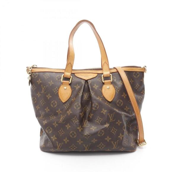 LOUIS VUITTON Brown Monogram Leather Bag - Picture 1 of 11